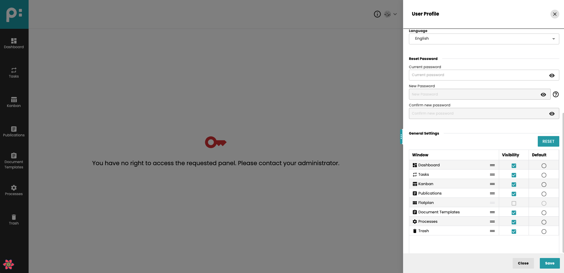 userSettingsNoAccessRightToPanel.png